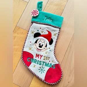 NEW Disney Christmas Stocking personalized ‘LEIA’